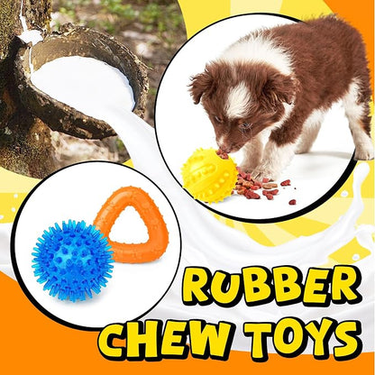 Zeaxuie 9 Pack Puppy Toys for Teething, Puppy Chew Toys - Image 5