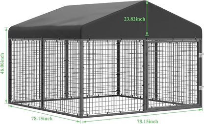 Large Outdoor Dog Enclosure, Heavy Duty Dog Cage - Image 4