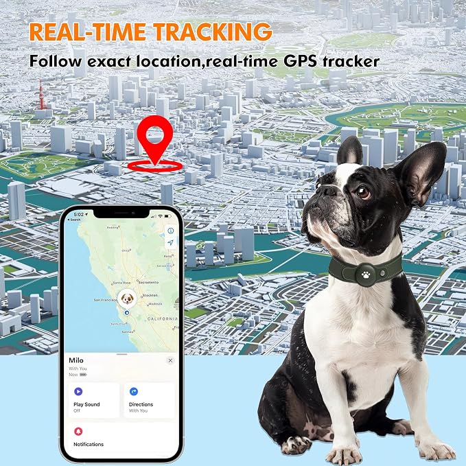 2-in-1 GPS Tracker for Dogs: Smart Collar - Image 2