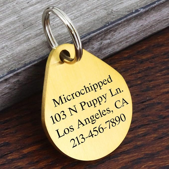 Ultra Joys Dog ID Tag, Custom Dog Tag Personalized Cat Tag, Pet ID Tag - Image 3