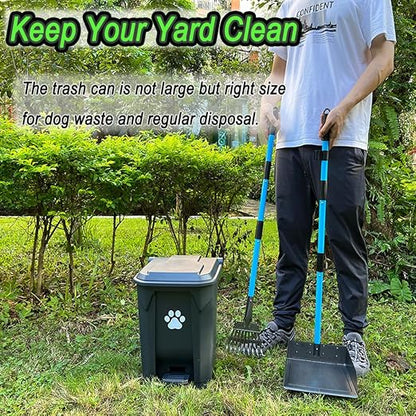 Dog Poop Trash Can Outside 20L - Image 3