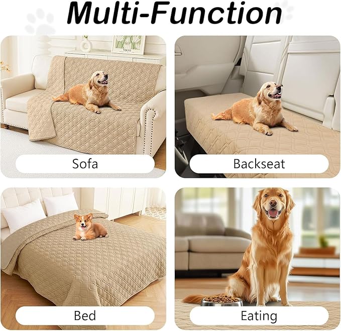 hyha Waterproof Dog Bed Blanket, Soft Pet Blankets, Waterproof Couch Cover - Image 6