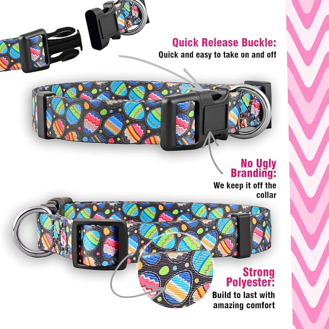 Native Pup Easter Dog Collar, Cute Spring Gift - Image 4