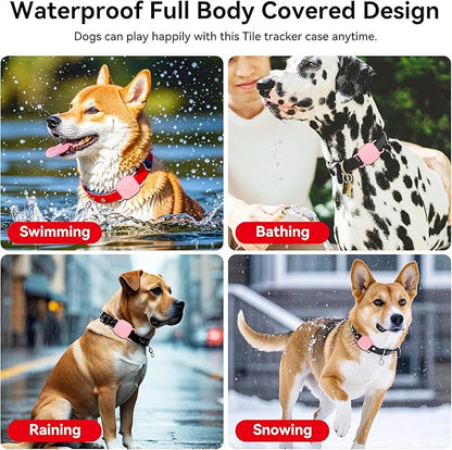 DDJ 2-Pack Dog Collar Holder for Tile Life360 Mate 2022 Tracker, Waterproof - Image 3