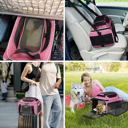 Petskd Top and Side Expandable Pet Carrier 18x11x11 Inches Delta United Airline - Image 8