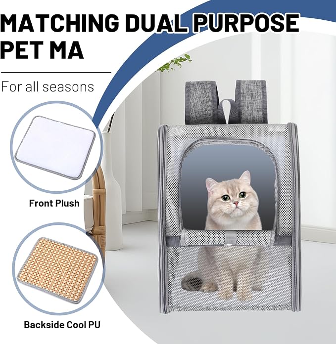 Breathable cat Backpack - Image 4