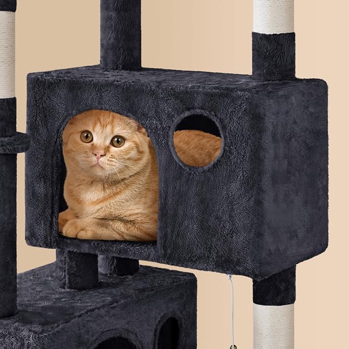 Yaheetech Multil-Level Cat Tree Cat House - Image 5