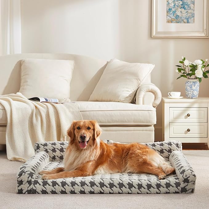 FURTIME Orthopedic Dog Beds Large Sized Dog, XXL Washable Memory Foam Pet Couch - Image 8