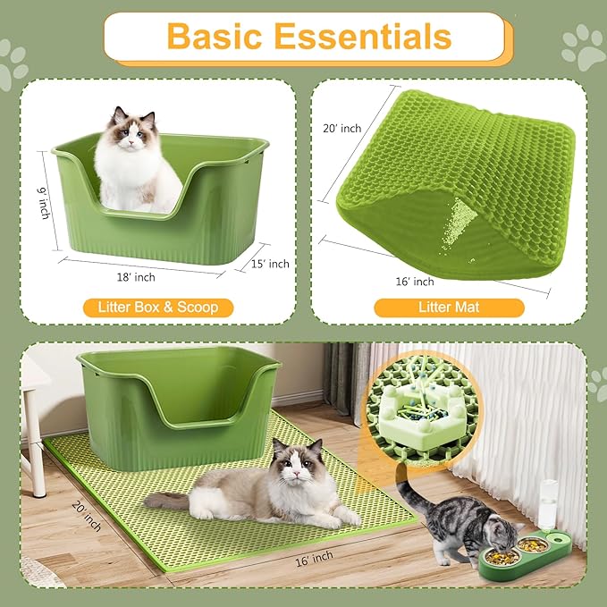 Cat Starter Kit 37pcs Essentials & Supplies Gift - Image 2