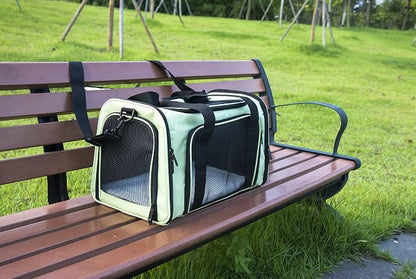 Soft Sided Carrier for Small Medium Cats Dogs, Removable Pad Collapsible Travel - Image 8