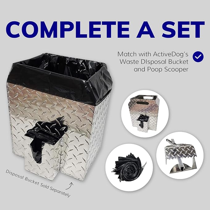 ActiveDogs Dog Poop Bucket Bags 12PK - Image 8