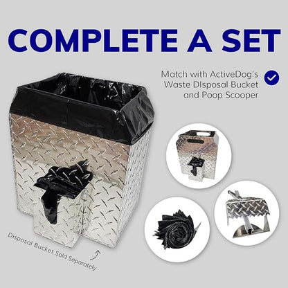 ActiveDogs Dog Poop Bucket Bags 12PK - Image 8