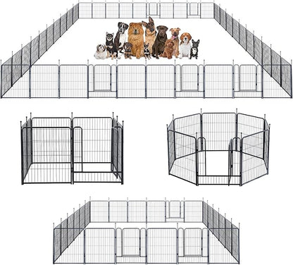 Dog Playpen, Portable Outdoor Dog Fence, Dog Playpen by XDPET