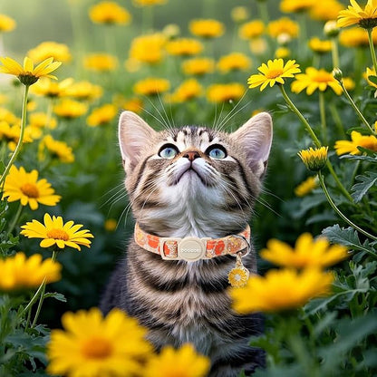 2 Pack Flower Cat Collars Breakaway - Image 5