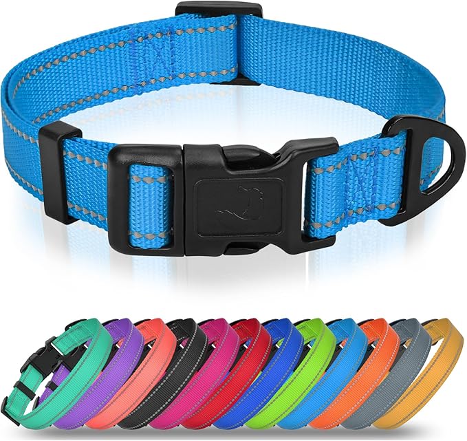 Joytale Small Dog Collar, Reflective and Adjustable Nylon Collar by Joytale