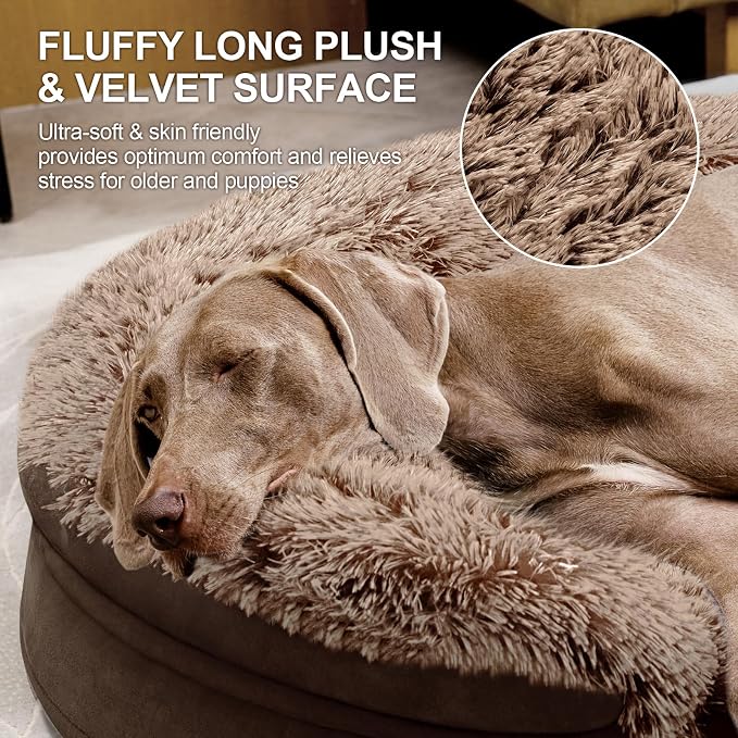 Orthopedic Dog Beds for Extra Large Dogs, Removable Washable Cover, Waterproof - Image 4