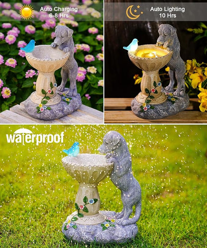 Nacome Solar Dog Garden Statues: Outdoor Decor Ornaments - Image 5