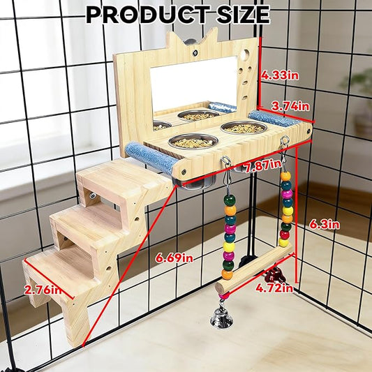 kathson Bird Perches Cage Toys - Image 2