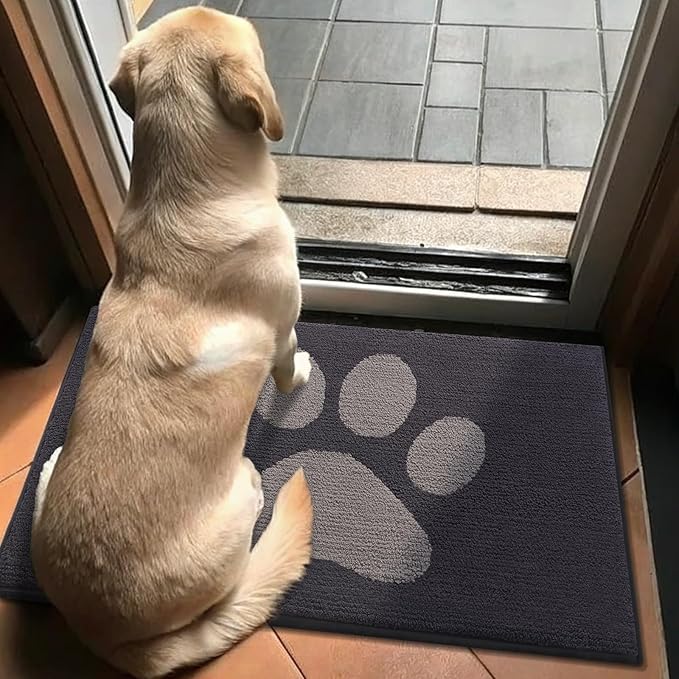 Buganda Dog Door Mat for Muddy Paws, Absorbent Dirt Trapper Non Slip Indoor - Image 7