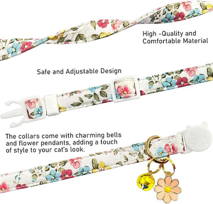 2 Pack Cotton Breakaway Cat Collars Set - Image 8