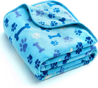 Allisandro Luxurious Dog Blanket, 350 GSM Super Fuzzy Microplush Fleece Pet by ALLISANDRO