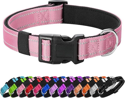 Reflective Dog Collar Padded by Penseepet