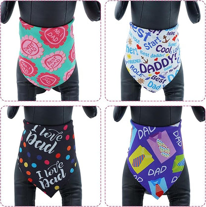 30 Pack Fathers Day Dog Bandanas Bulk - Image 4