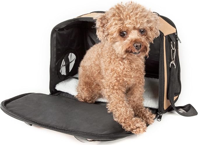 Pet Life ® 'Mystique' Fashion Designer Travel Soft-Folding Airline Apprived Pet - Image 5