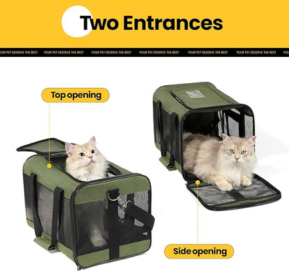 Cat Carrier Airline Approved, Soft-Sided Dog Carrier - Image 4