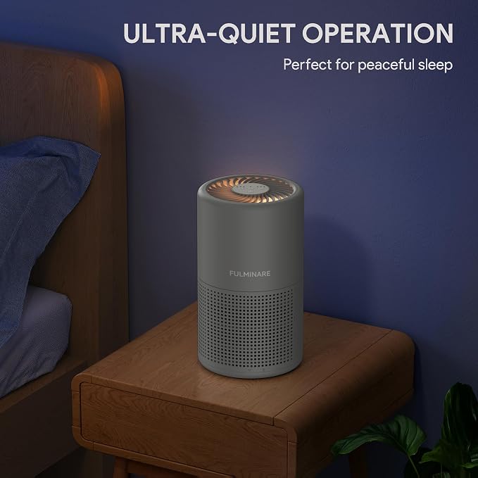 FULMINARE Air Purifiers for Bedroom H13 True HEPA Air Filter, Quiet Air Cleaner - Image 9