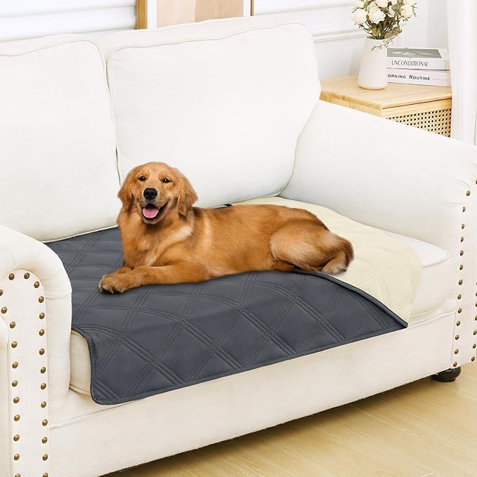 Smiry Waterproof Dog Bed Cover Blanket 30x53, Soft Reversible Pet Blanket by Smiry