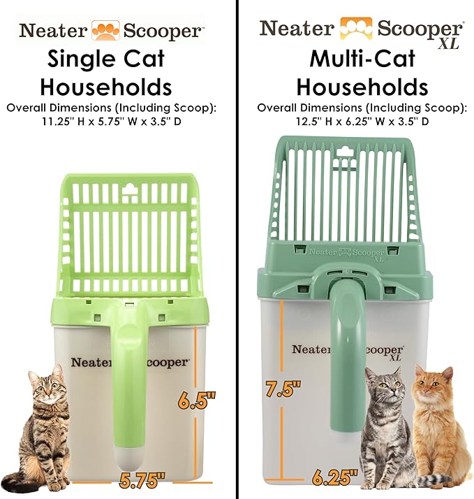 Neater Pet Brands Neater Scooper Standard Cat Litter Scoop, 195 Refill Bags – - Image 5