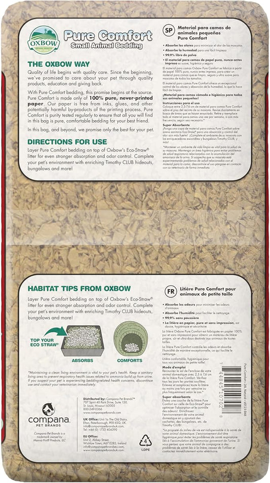 Oxbow Pure Comfort Bedding, & Guinea Pig Bedding, Bunny Supplies - Image 2