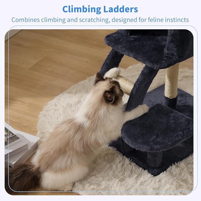 Heybly Cat Tree Tower, Cat condo - Image 3