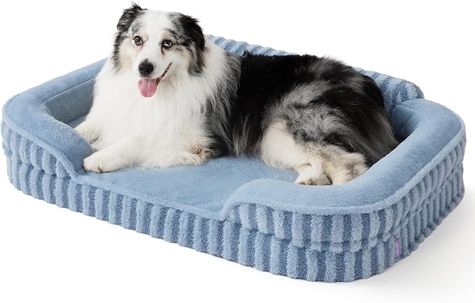 LE SURE Cute Dog Beds for Extra Large Dogs, Orthopedic Waterproof XL Pet Bed by Lesure