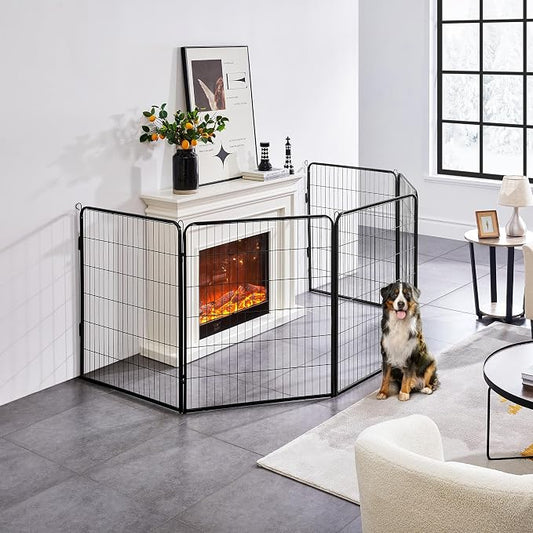 Yaheetech Dog Playpen Outdoor, 40 inch 2 Panels Dog Pen Indoor Heavy Duty Puppy - Image 2
