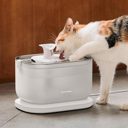 PETLIBRO Cat Water Fountain, Cat Fountain Indoor Stainless Steel Tray, - Image 7