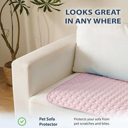 MICROCOSMOS Summer Cooling Mat & Sleeping Pad- Water Absorption Top, Easy Carry - Image 4