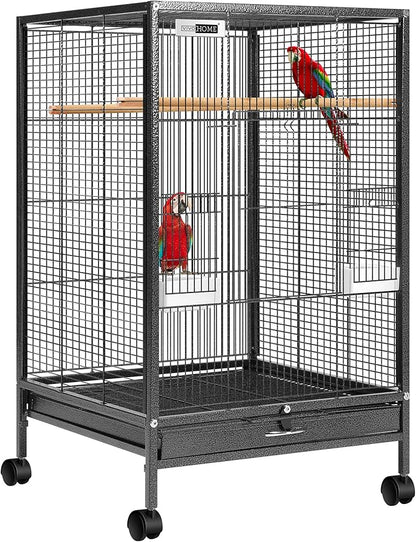 VIVOHOME 30 Inch Height Wrought Iron Bird Cage by VIVOHOME