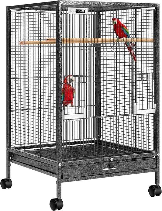 VIVOHOME 30 Inch Height Wrought Iron Bird Cage by VIVOHOME