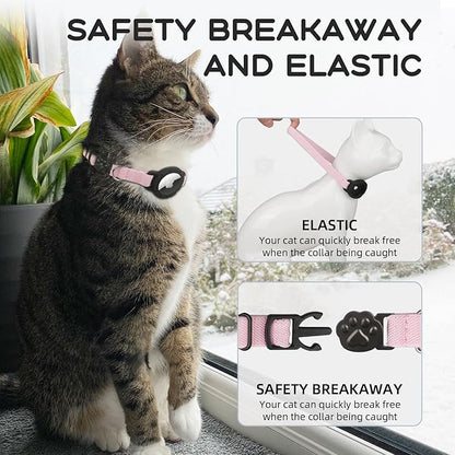 AirTag Cat Collars, Stretchy Collar - Image 4