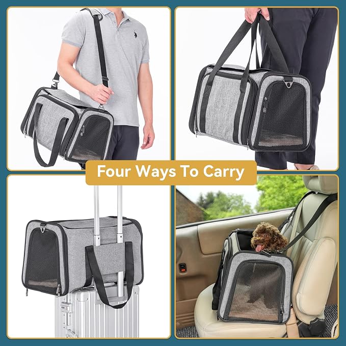 Petsfit Cat Carrier Airline Approved, Pet Privacy Protection, Fit - Image 6