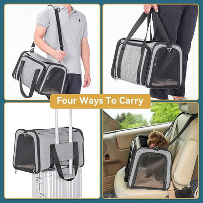 Petsfit Cat Carrier Airline Approved, Pet Privacy Protection, Fit - Image 6