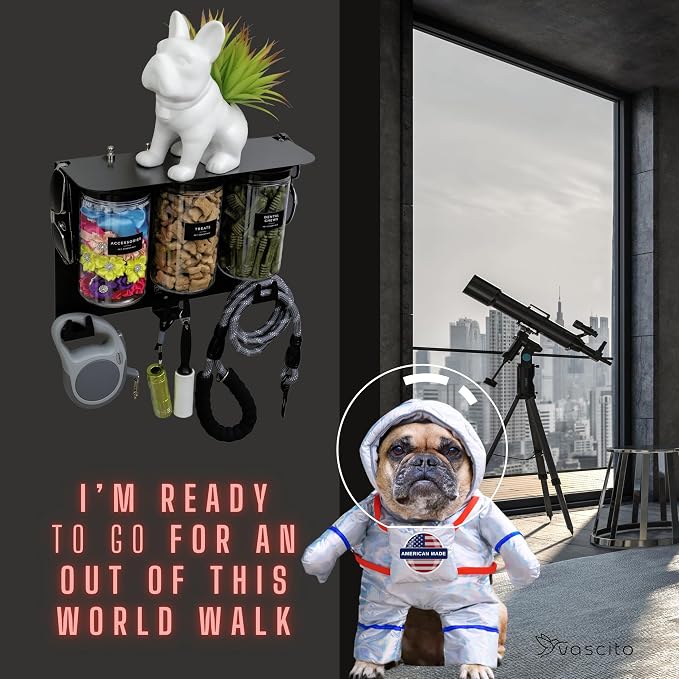 Dog Treat Holder For Wall Storage For Pets, Premium Pet Wall Organizer - Image 9