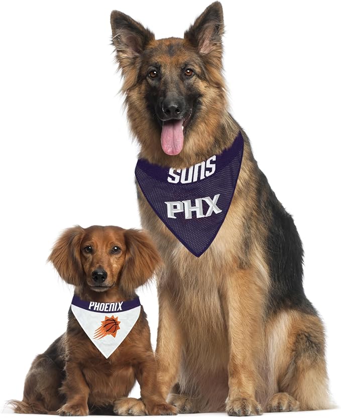Pets First NBA Dog Bandana -Pheonix Suns Reversible Bandana. 2 Sided Home & - Image 4