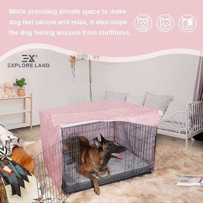 Explore Land Pattern Dog Crate Cover - Image 5