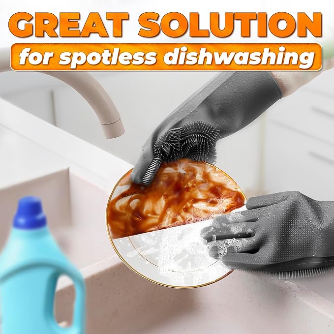 Cat & Dog Washing Gloves for Bathing – 2-in-1 Design Dog Scrubbing Gloves for - Image 5