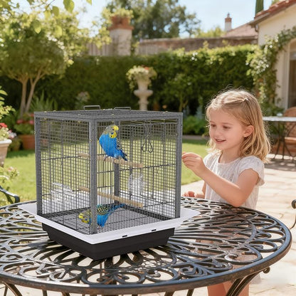 Garvee Small Bird Cage with Playground Stand, 20 Inch High Travel Bird Cage - Image 9