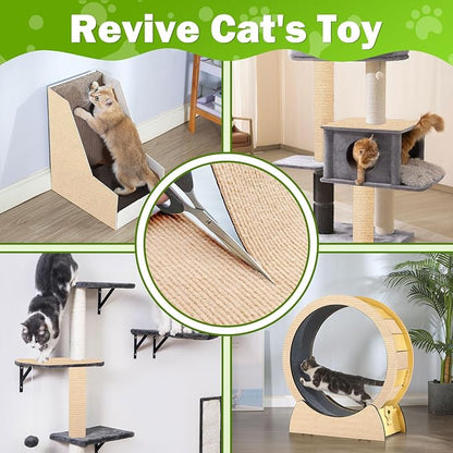 196.8x15.8 Cat Wall Scratcher Mat - Image 5