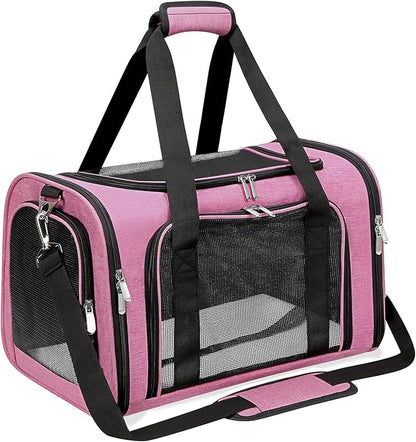 Soft-Sided Cat/Dog/Pet Carrier, Collapsible Pets Travel Carriers by Unknown